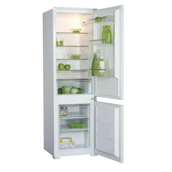 MPM MPM-259-KBI-16-E beépíthető alulfagyasztós kombinált hűtőszekrény, inverter kompresszor,  179/70L, 54x54x178 cm