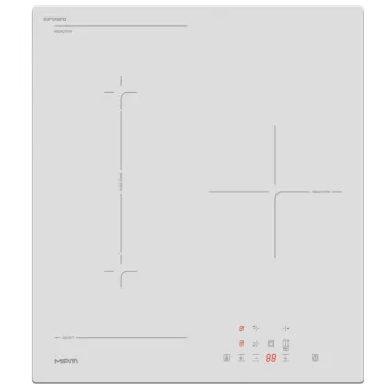 MPM MPM-45-IM-16/W beépíthető indukciós kerámialap, 45x51x6 cm, fehér szín 