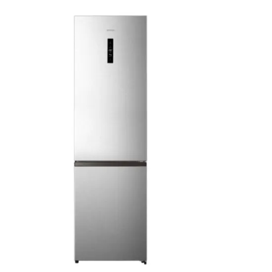Gorenje NRK620EAXL4 No Frost Plus alulfagyasztós kombinált hűtőszekrény, 238/98L, 59.5x59x200.4 cm, szürke szín