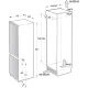Gorenje NRKI619D61WFE No Frost Dual beépíthető alulfagyasztós kombinált hűtőszekrény, Wifi, 273/104L, inverter kompresszor, 69x54.5x193.6 cm