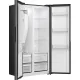Gorenje NRS917E61BX No Frost Plus side by side hűtőszekrény, 347/181L, inverter kompresszor, 91.1x62.4x178.6 cm, fekete szín 