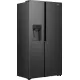 Gorenje NRS917E61BX No Frost Plus side by side hűtőszekrény, 347/181L, inverter kompresszor, 91.1x62.4x178.6 cm, fekete szín 
