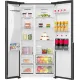 Gorenje NRS917E61BX No Frost Plus side by side hűtőszekrény, 347/181L, inverter kompresszor, 91.1x62.4x178.6 cm, fekete szín 