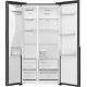 Gorenje NRS917E61BX No Frost Plus side by side hűtőszekrény, 347/181L, inverter kompresszor, 91.1x62.4x178.6 cm, fekete szín 