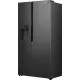 Gorenje NRS917E61BX No Frost Plus side by side hűtőszekrény, 347/181L, inverter kompresszor, 91.1x62.4x178.6 cm, fekete szín 