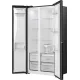 Gorenje NRS917E61BX No Frost Plus side by side hűtőszekrény, 347/181L, inverter kompresszor, 91.1x62.4x178.6 cm, fekete szín 