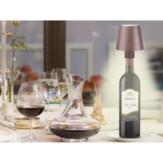 Beper P201UTP120 asztali lámpa USB-töltéssel, bronz 