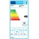 Faber STEELMAX EV8 LED WH/X A55 beépíthető falra szerelhető döntött kürtös konyhai elszívó, 55 cm, LED világítás, inox/fehér szín, 330.0538.525