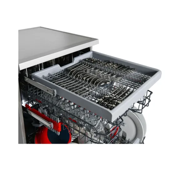 Sharp QW-NA1FF45DI-EU mosogatógép, 16 teríték, 3 kosár, 59.8x59.8x85 cm, inox szín