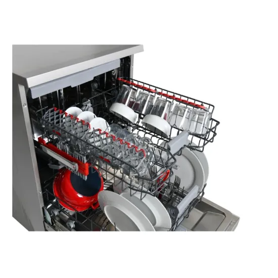 Sharp QW-NA1FF45DI-EU mosogatógép, 16 teríték, 3 kosár, 59.8x59.8x85 cm, inox szín