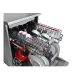 Sharp QW-NA1FF45DI-EU mosogatógép, 16 teríték, 3 kosár, 59.8x59.8x85 cm, inox szín