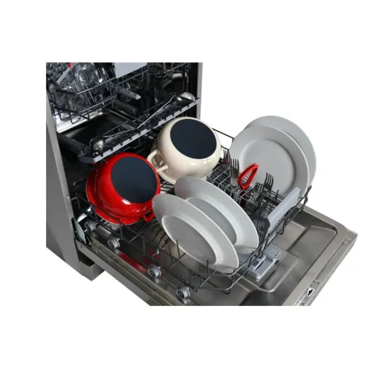 Sharp QW-NA1FF45DI-EU mosogatógép, 16 teríték, 3 kosár, 59.8x59.8x85 cm, inox szín