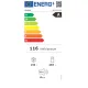 Hisense RB5P410SAFA No Frost alulfagyasztós kombinált hűtőszekrény, 283/130L,Wifi, inverteres kompresszor, 59.5x65.8x203 cm, fekete szín 