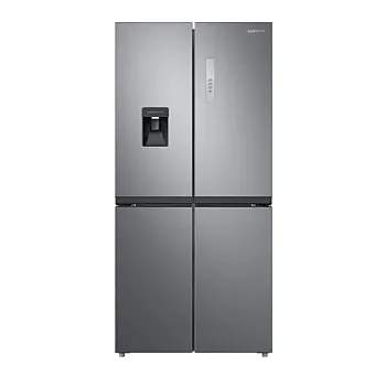 Samsung RF48A401EM9/EO No Frost side by side hűtőszekrény francia ajtós kialakítással, 329/159L, Digitális Inverter Kompresszor, 83.3x74x179.3 cm, matt ezüst szín 