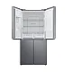 Samsung RF48A401EM9/EO No Frost side by side hűtőszekrény francia ajtós kialakítással, 329/159L, Digitális Inverter Kompresszor, 83.3x74x179.3 cm, matt ezüst szín 