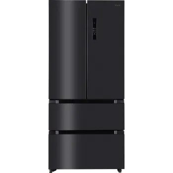 Tesla RF5200FMAE Total No Frost side by side hűtőszekrény, francia ajtós kialakítással, inverter motor, 347/169L, sötét inox szín 