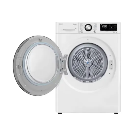 LG RH80V3AVBN hőszivattyús szárítógép, 8 kg, Wifi, inverter motor, 60x66x85 cm