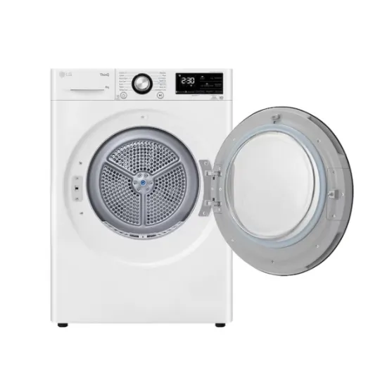 LG RH80V3AVBN hőszivattyús szárítógép, 8 kg, Wifi, inverter motor, 60x66x85 cm