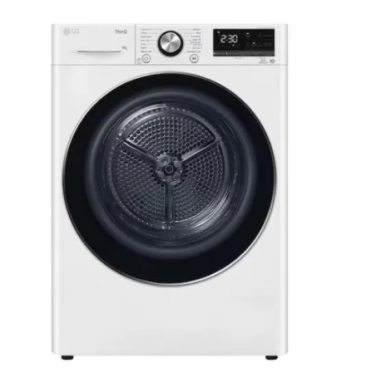 LG RH90V9AV2N hőszivattyús szárítógép, 9 kg, Wifi, inverter motor, 60x66x85 cm