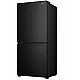 Hisense RQ5P470SAFE Total No Frost side by side hűtőszekrény francia ajtós kialakítással, Wifi, 304/179L, inverter kompresszor, 79.4x69.8x178.5 cm, fekete szín