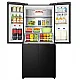 Hisense RQ5P470SAFE Total No Frost side by side hűtőszekrény francia ajtós kialakítással, Wifi, 304/179L, inverter kompresszor, 79.4x69.8x178.5 cm, fekete szín