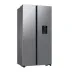 Samsung RS57DG410EM9EO No Frost side by side hűtőszekrény, 370/208L, Digitalis Inverter Kompresszor, Wifi, 91.2x65.4x178 cm, matt ezüst szín