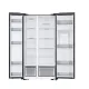 Samsung RS57DG410EM9EO No Frost side by side hűtőszekrény, 370/208L, Digitalis Inverter Kompresszor, Wifi, 91.2x65.4x178 cm, matt ezüst szín