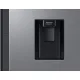 Samsung RS57DG410EM9EO No Frost side by side hűtőszekrény, 370/208L, Digitalis Inverter Kompresszor, Wifi, 91.2x65.4x178 cm, matt ezüst szín