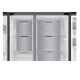 Samsung RS70F64KEFEO side by side hűtőszekrény, 420/220L, AI inverteres kompresszor, Wifi, 91.2x72.6x178.4 cm, fekete DOI szín 
