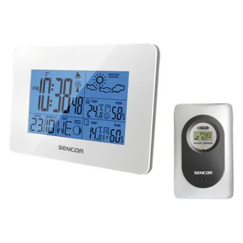 Sencor SWS 51 W időjárás állomás, fehér SWS51W