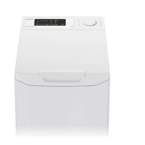 Candy TCAS465D3-S Pro Wash 300 felültöltős mosógép, 6 kg, 1400 ford. wifi, 40.5x60x86 cm 