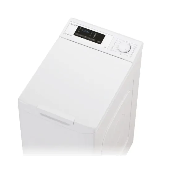 Candy TCAS465D3-S Pro Wash 300 felültöltős mosógép, 6 kg, 1400 ford. wifi, 40.5x60x86 cm 