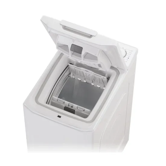 Candy TCAS465D3-S Pro Wash 300 felültöltős mosógép, 6 kg, 1400 ford. wifi, 40.5x60x86 cm 
