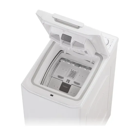 Candy TCAS465D3-S Pro Wash 300 felültöltős mosógép, 6 kg, 1400 ford. wifi, 40.5x60x86 cm 