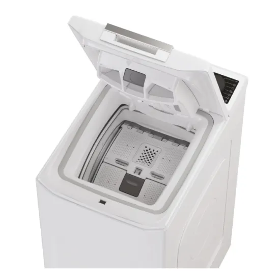 Haier THASN2856TM4-S felültöltős mosógép, 8.5 kg, gőz, Wifi, inverter motor, 40.5x60x86 cm