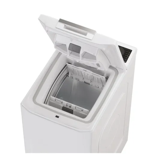 Haier THASN2856TM4-S felültöltős mosógép, 8.5 kg, gőz, Wifi, inverter motor, 40.5x60x86 cm