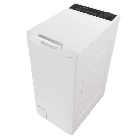 Haier THASN466TM4-S felültöltős mosógép, 6 kg, inverter motor, 1400 fordulat , Wifi, gőz, 40.5x60x86 cm