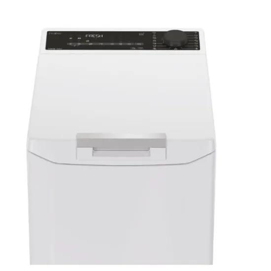 Haier THASN466TM4-S felültöltős mosógép, 6 kg, inverter motor, 1400 fordulat , Wifi, gőz, 40.5x60x86 cm