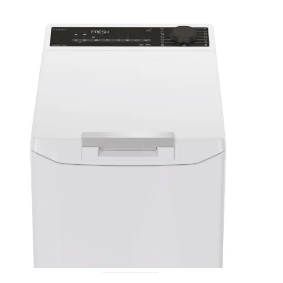 Haier THASN476TM4-S felültöltős mosógép, 7 kg, inverter motor, gőz, Wifi, 40.5x60x86 cm