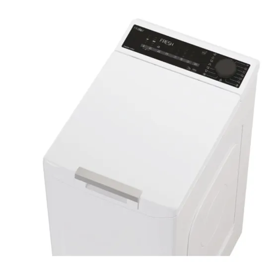 Haier THASN476TM4-S felültöltős mosógép, 7 kg, inverter motor, gőz, Wifi, 40.5x60x86 cm