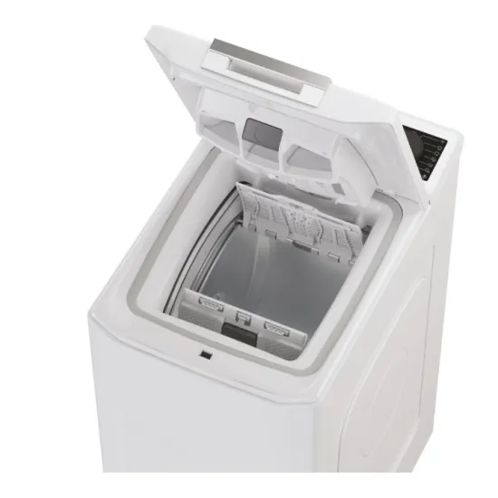 Haier THASN476TM4-S felültöltős mosógép, 7 kg, inverter motor, gőz, Wifi, 40.5x60x86 cm
