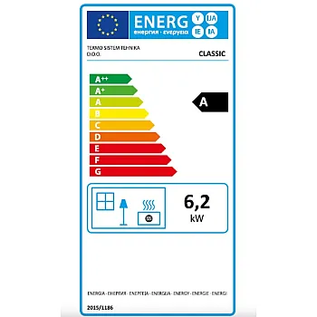Termo Klasik N kandalló 6,2kW