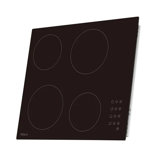 Tesla HV6402MB beépíthető kerámialap, 52x59x5.5 cm, fekete szín 