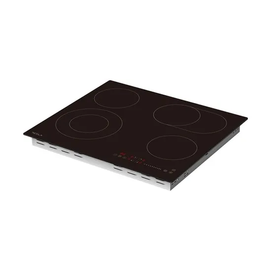 Tesla HV6411MX beépíthető kerámialap, 51.9x58.9x5.5 cm, fekete szín 
