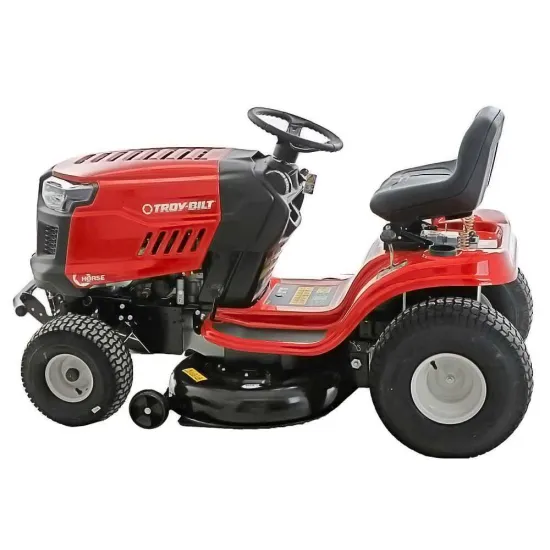 Troy-Bilt, MTD Horse 107T-S AutoDrive oldalkidobós mulcsozós 2 hengeres fűnyíró traktor 107 cm, 11,4 kW