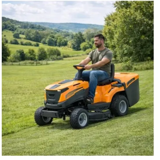 Villager VT 865 HD fűnyíró traktor (hidrosztatikus hajtással, fűgyűjtővel), ingyenes beüzemelés és házhoz szállítás 