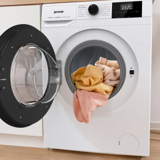 Gorenje W3NGPI61SAS elöltöltős mosógép, 6 kg, inverter motor, gőz, 59.5x42x84.5 cm