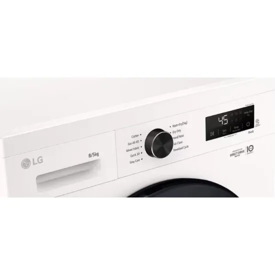 LG W4X1085NWK mosó-szárítógép, 8/5 kg, inverter motor, 60x59x85 cm