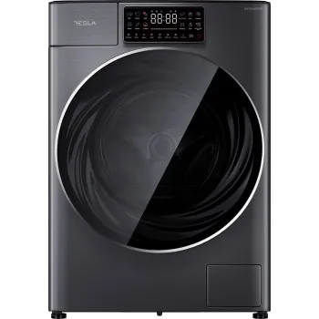 Tesla WF101490CSA elöltöltős mosógép, 10 kg, 60x57.7x84.7 cm, inverter motor, szürke szín 