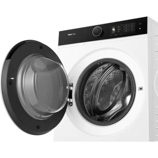 Hisense WF5I8043BWF elöltöltős mosógép, 8 kg, Wifi, gőz,59.5x47x84.5 cm